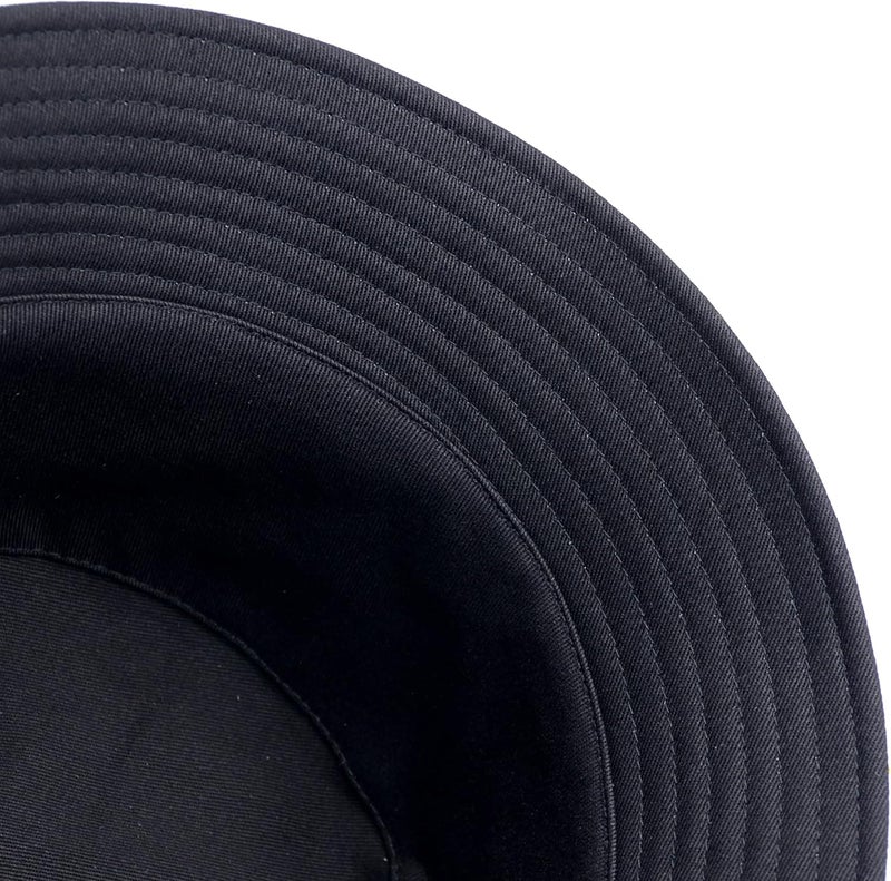 EYBF Flower Reversible Bucket Hat Cotton Summer Travel Beach Sun Hats Emboridery for Women Men - Image 3
